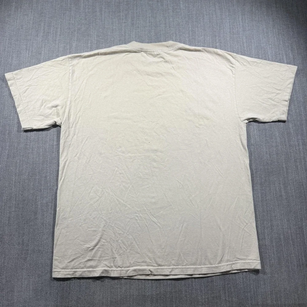 Vintage Elvis Presley Shirt Mens XL Beige Love Me Tender Graphic 90s Alstyle